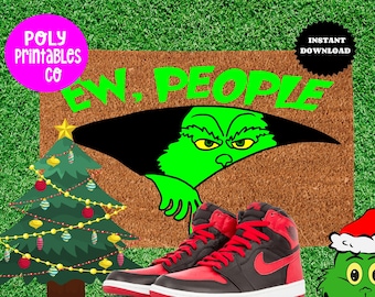 Ew People svg, doormat SVG, digital cut file, instant download, Christmas doormat svg,  for cricut and silhouette, png sublimation
