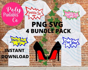 Sorority SVG file for Cricut Silhouette, Pretty Ivy, Sorority SVG, Devastating Diva, Finer Woman, Pretty poodle, Soror, instant download