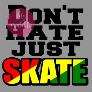 Roller Skate png, Afro Skating clipart, Digital download,  skating file for sublimation and printables,  roller skate, jpg,  poly printables