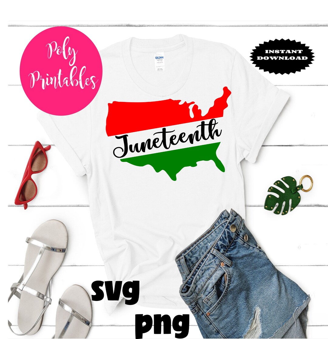 Juneteenth SVG File for Cricut Silhouette, Juneteenth Shirt SVG, Free ...