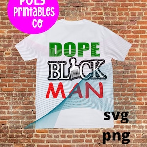 Black man file for cricut and silhouette, instant download, i am man, black father svg, digital download, Black men matter, father&#39;s day