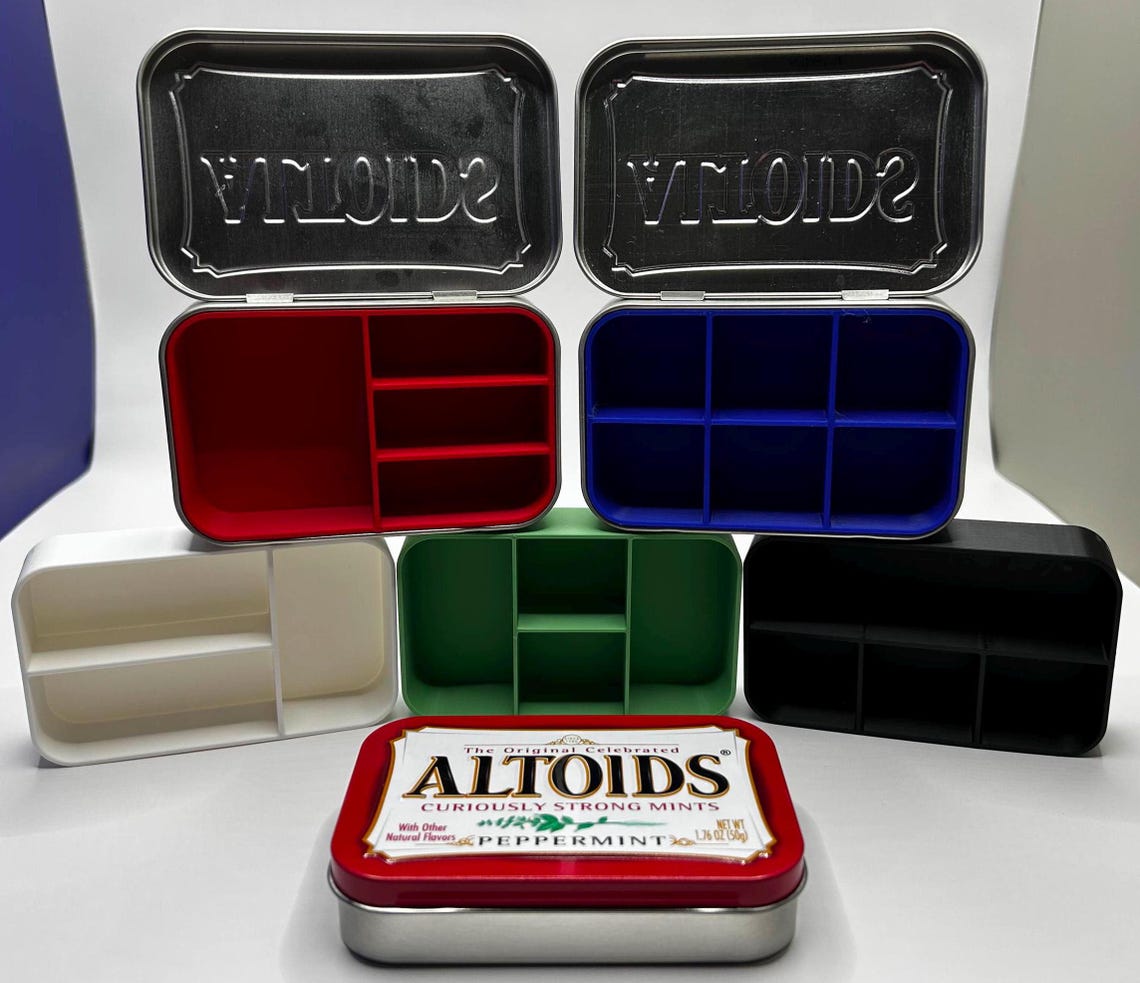 Altoids Tin Insert, Altoids Storage Organizer, Divider Insert Organizer ...