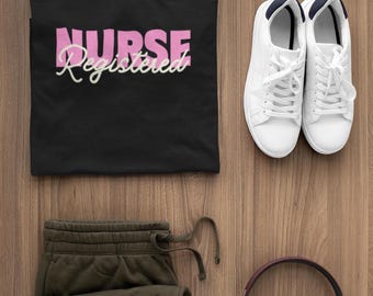 Camiseta de enfermera registrada, camiseta de enfermera personalizada, camiseta de enfermera registrada, camiseta de la semana de la enfermería, camiseta divertida de enfermería, camiseta de enfermera registrada
