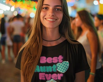 Best Aunt Ever Tee Shirt - Unisex Heavy Cotton Tee, Family Gift, Aunt Gift, Auntie Shirt, Birthday Present, Family Reunion Shirt