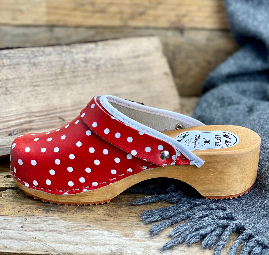 Swedish Clogs Moccasins Wooden clogs Women clogs Leather clogs Etsy
