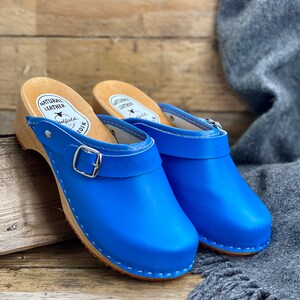 Swedish Clogs Moccasins Wooden clogs Women clogs Leather clogs Womens Boots Womens moccasins Wood clogs Clogs Multicolored shoes sandals image 9