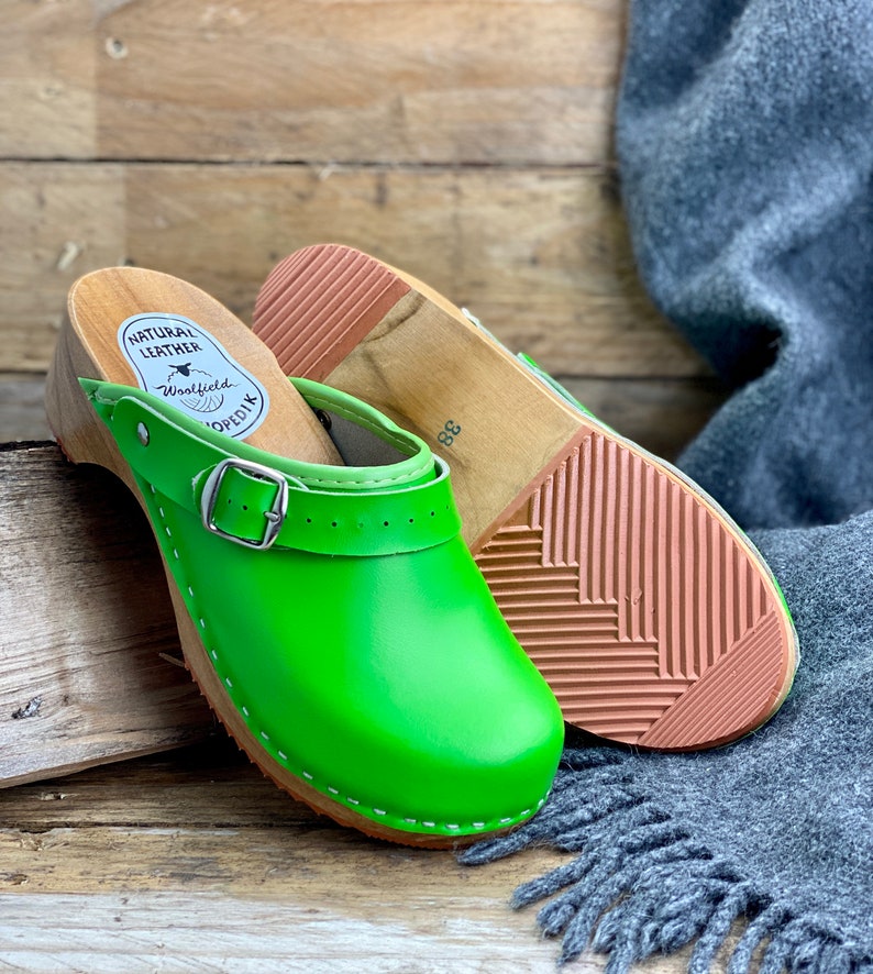 Swedish Clogs Moccasins Wooden Clogs Women Clogs Leather Clogs Etsy UK