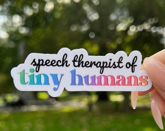 Slp Sticker Silly CCC-SLP Glossy Sticker | Sign Language | Funny Speech Language ...