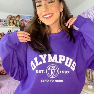 Sudadera Olympus / Parque temático mágico / Hércules / paseo en el parque temático / inspirado en wdw / serigrafiado