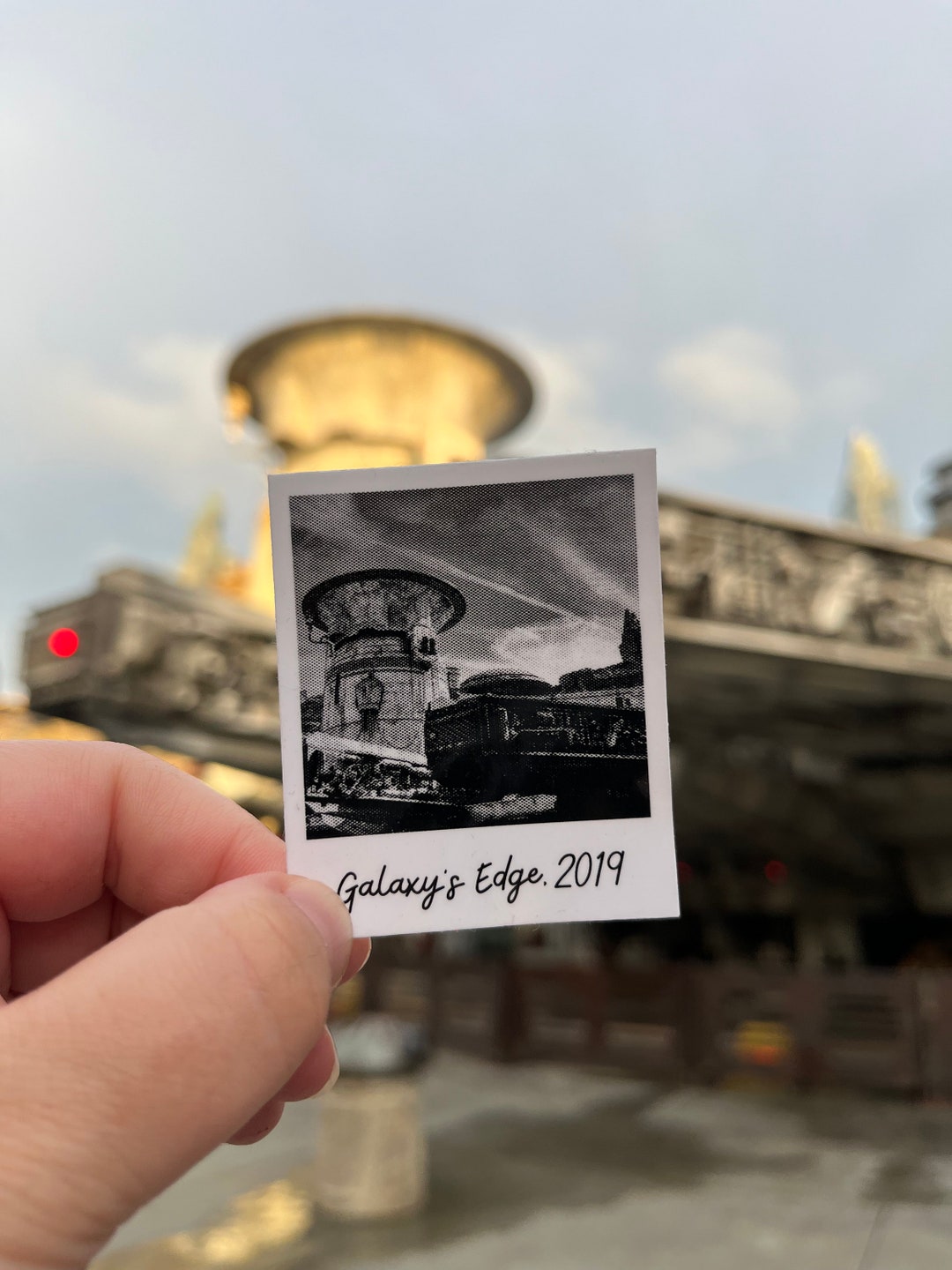 Batuu Polaroid Glossy Sticker | Weatherproof Laptop & Water Bottle ...