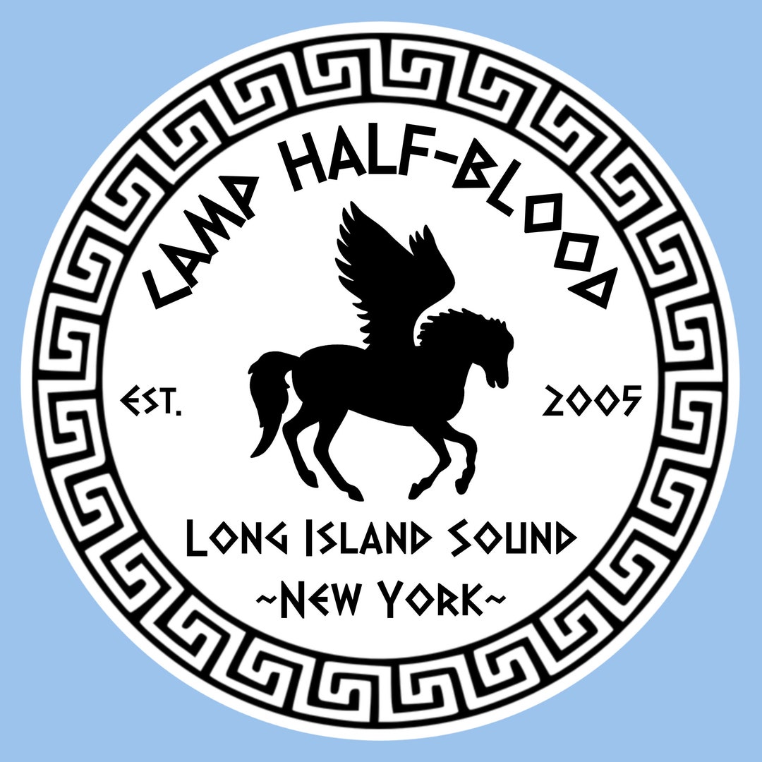 Camp Half-blood Die Cut Sticker | Weatherproof Laptop &amp; Water Bottle ...