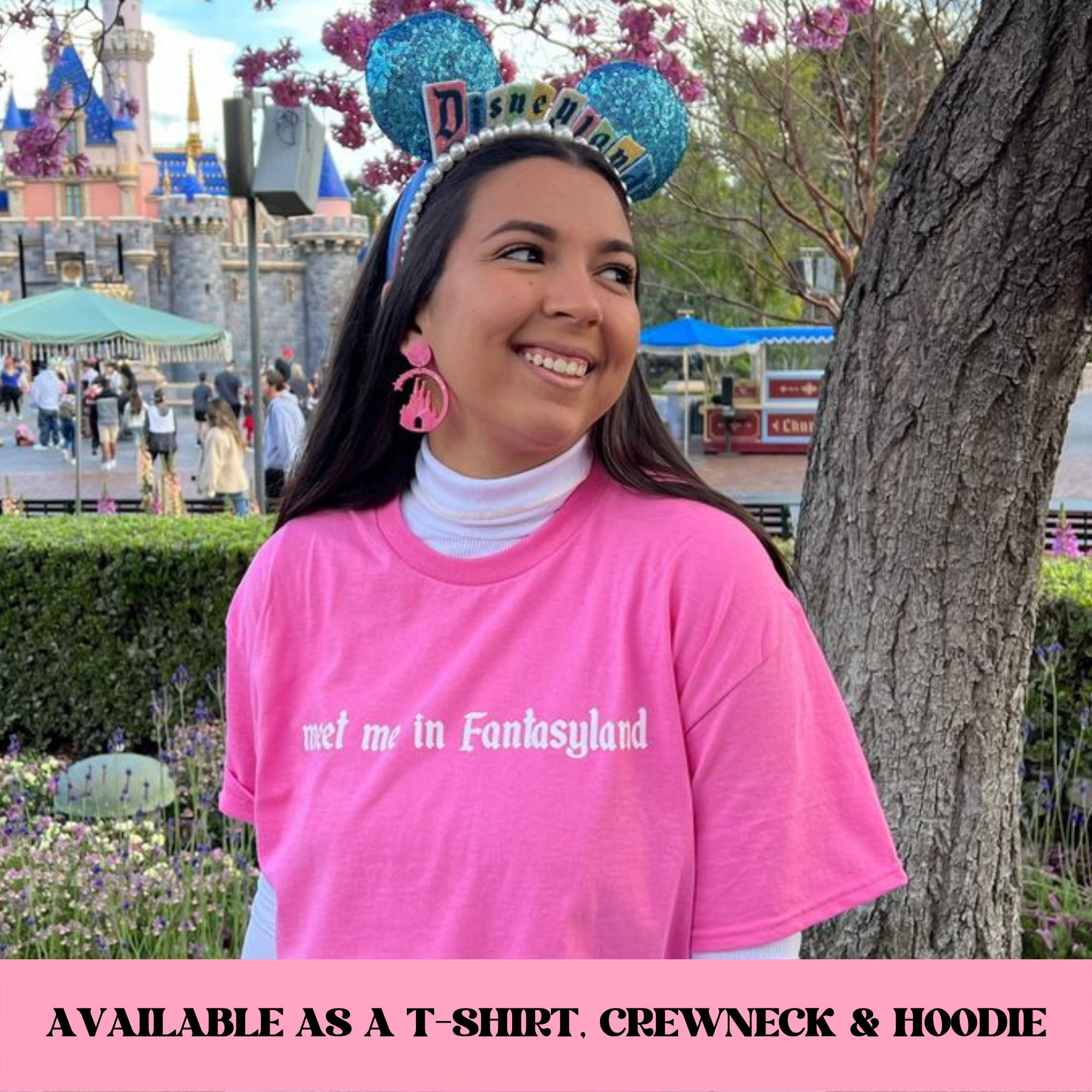 Meet Me In Fantasyland T-Shirt/Crewneck/Hoodie | Magical theme park shirt | wdw | theme park | screen printed | princess