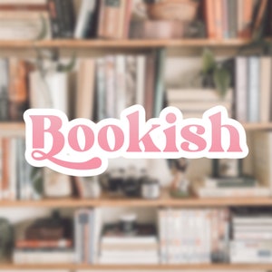 Bookish Die Cut Sticker | Book Lover Gifts | Bookish Sticker | Stack of Books | Bookworm Author | Book Reader Sticker