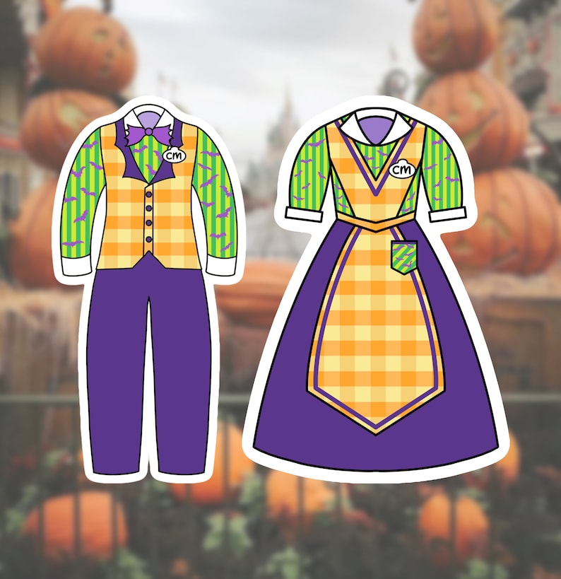 MNSSHP CM Costume Sticker Cast Member Costumes Sticker Wdw Etsy