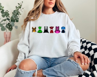 Six the Musical Costumes Crewneck | musical theater broadway apparel | Wives of Henry the 8th