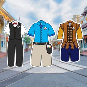 Character Attendant Cast Member Sticker | wdw CM Costumes | WDW entertainment | dcp College Program | Princess Fairytale Hall | TST | misc