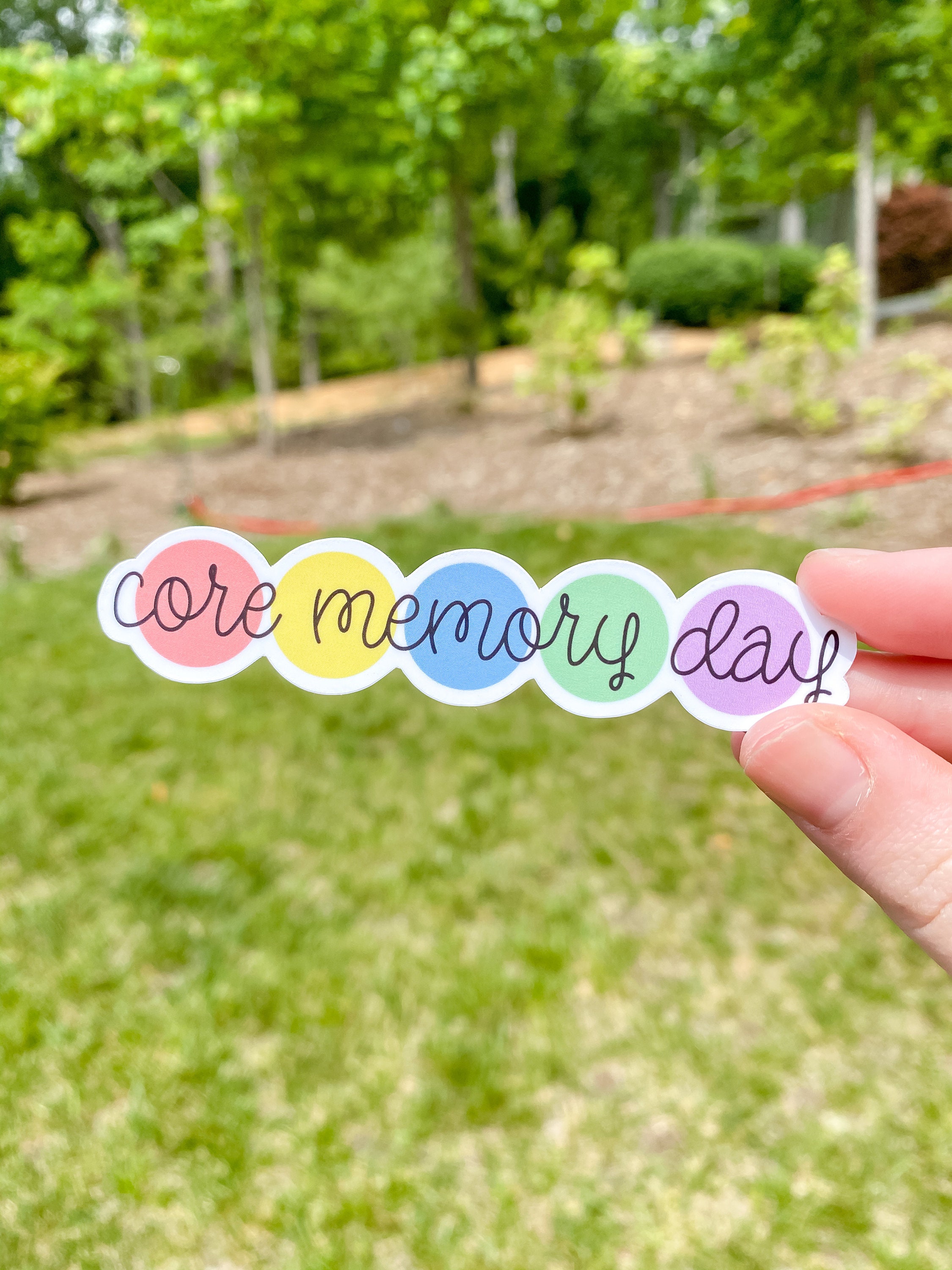 Core Memory Day Die Cut Sticker | Weatherproof Laptop or Water Bottle ...