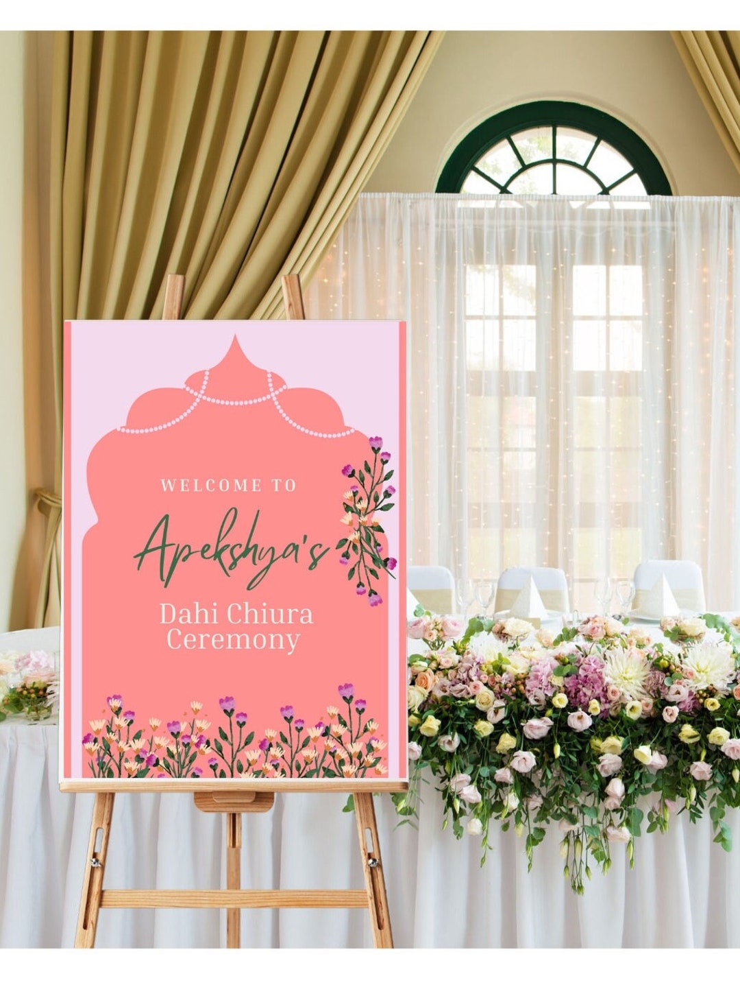 Fully Editable Wild Flower Dahi Chiura Nepali Baby Shower Bundle