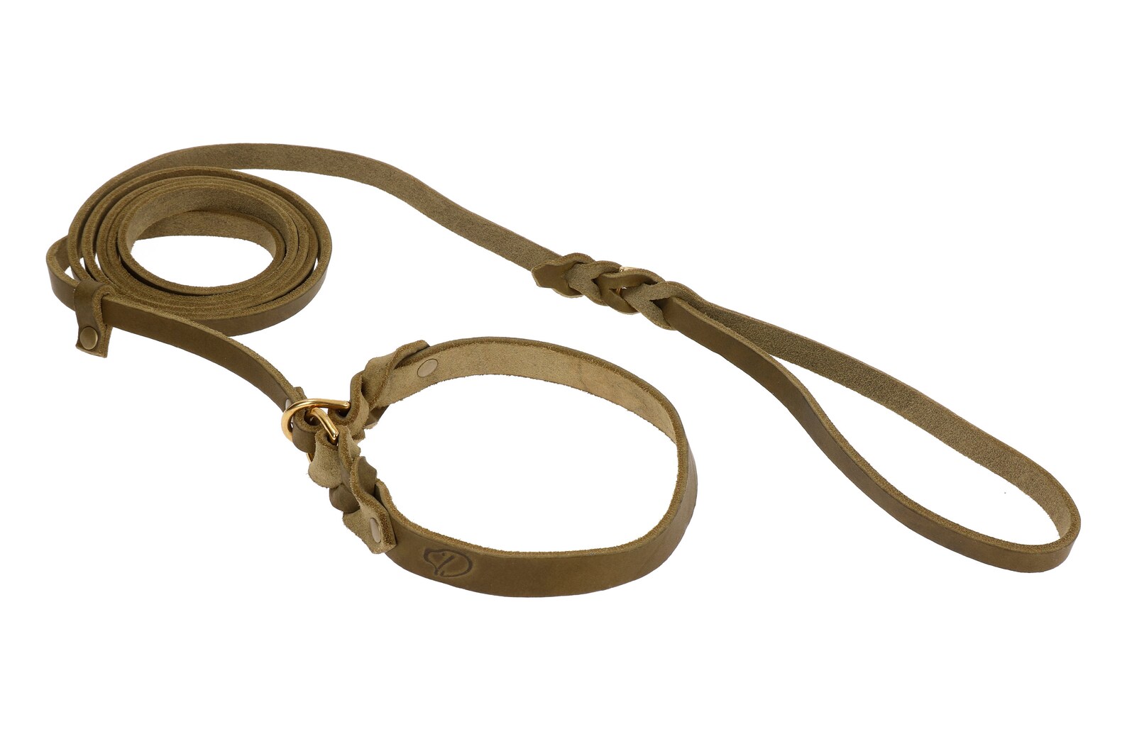 LEATHER SLIP LEAD Durable Leather Large Dog Slip Lead Etsy UK