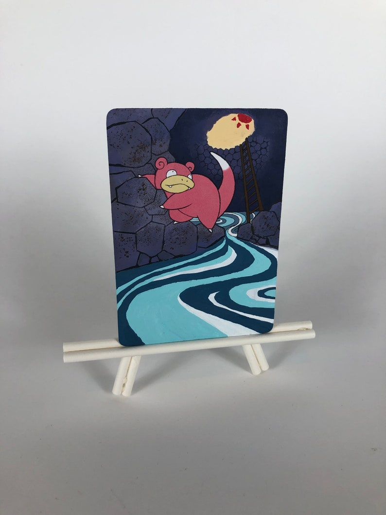 Extended Art Slowpoke Pokemon Card