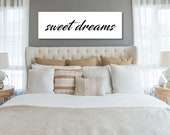 sweet dreams sign bedroom wall decor master bedroom decor wood framed sign bedroom wall art master bedroom sign canvas framed