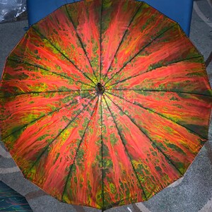 Regen Gemalt Regenschirm Gegossen Regen Pouring Pouring Etsy