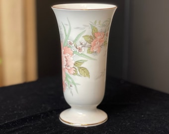 Vintage Polly-Anna Porcelain Flower Vase: Floral England Decor