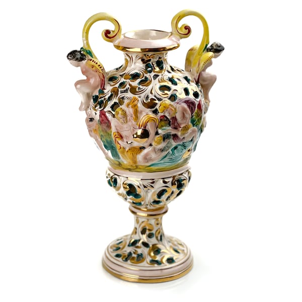 Capodimonte Vase Etsy