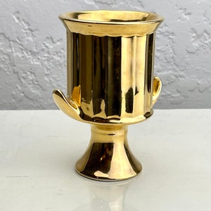 Golden cup made by Arthur wood in England