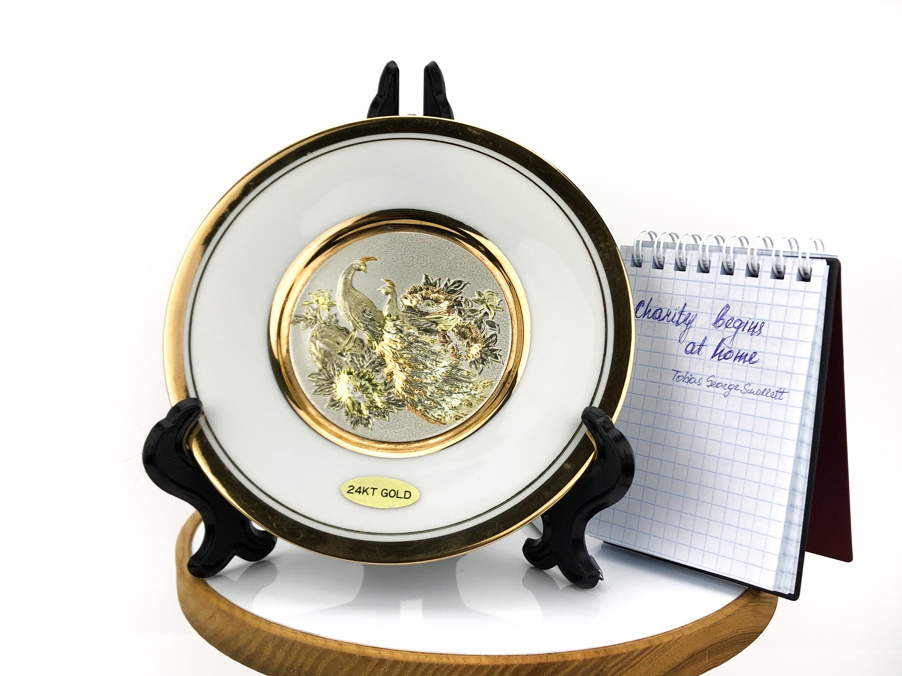 Art of Chokin Decorative 24 Karat Gold Plate Made in Japan - Etsy