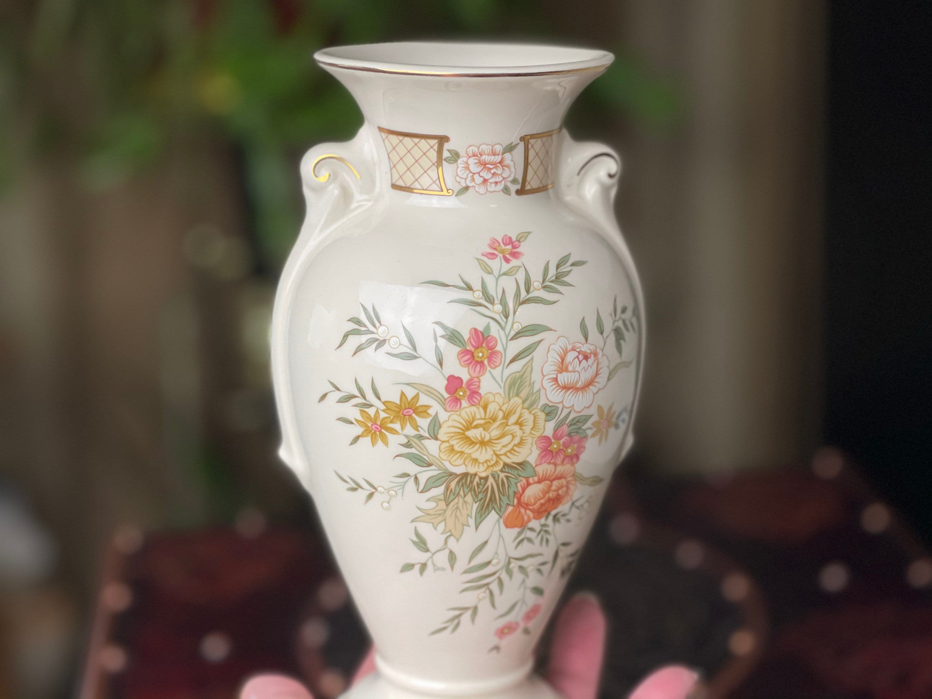Vintage Bone China Flower Vase: St Michael Andrea Porcelain - Etsy UK