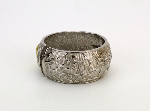 Silver coloured metal bracelet from Europe - image 1