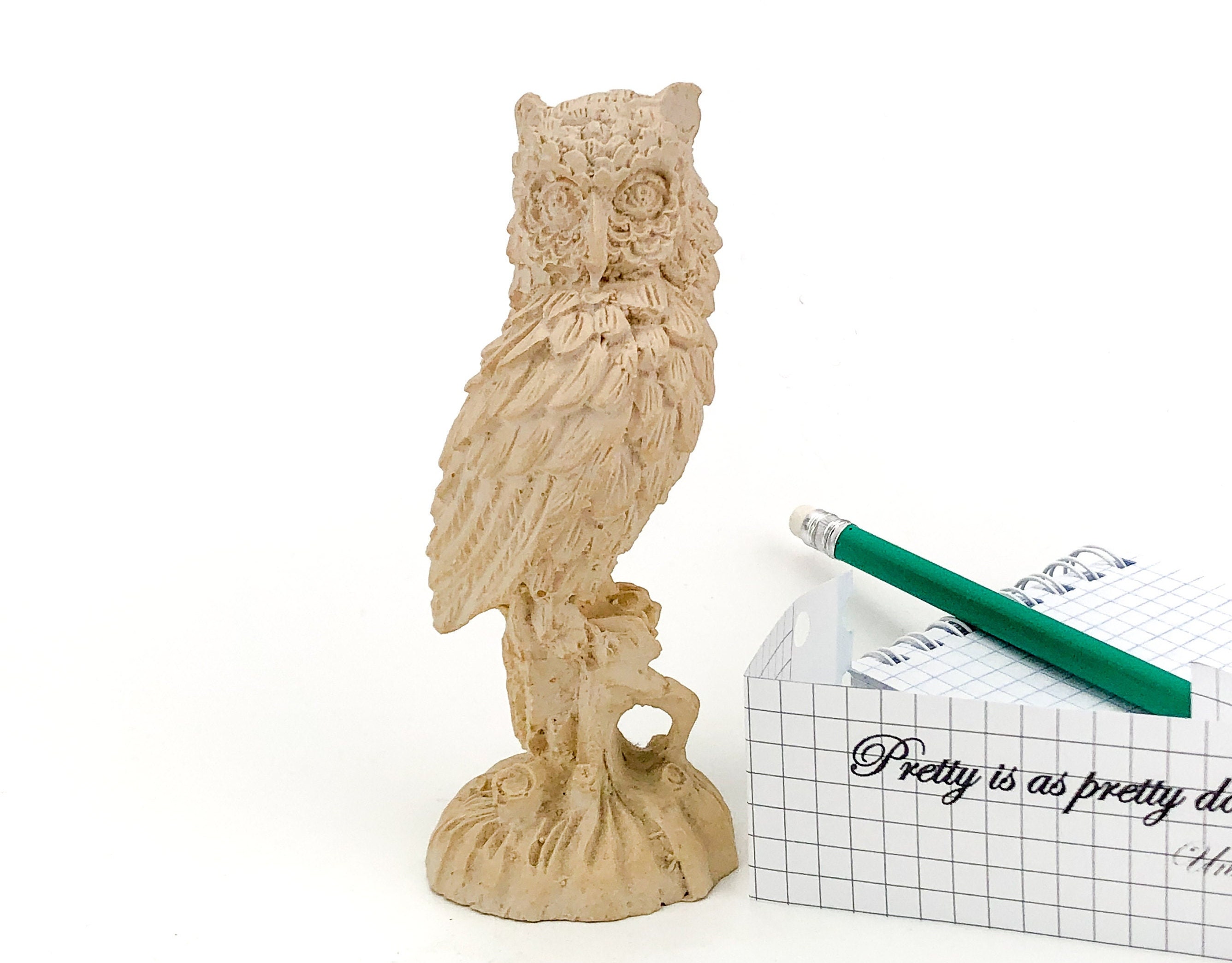 Owl figurine, Retro ceramic night owl vintage figurine