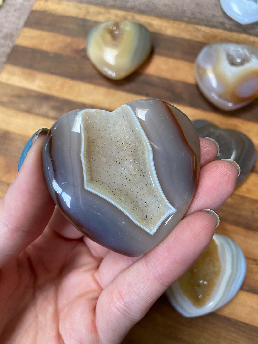 Collana pendente in agata di cristallo Geode naturale con ... - Alibaba