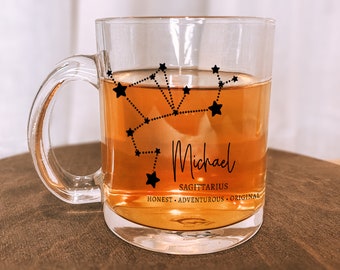 Sagittarius Zodiac Gift, Personalized Sagittarius Mug, Sagittarius Birthday Mug, Zodiac Mug