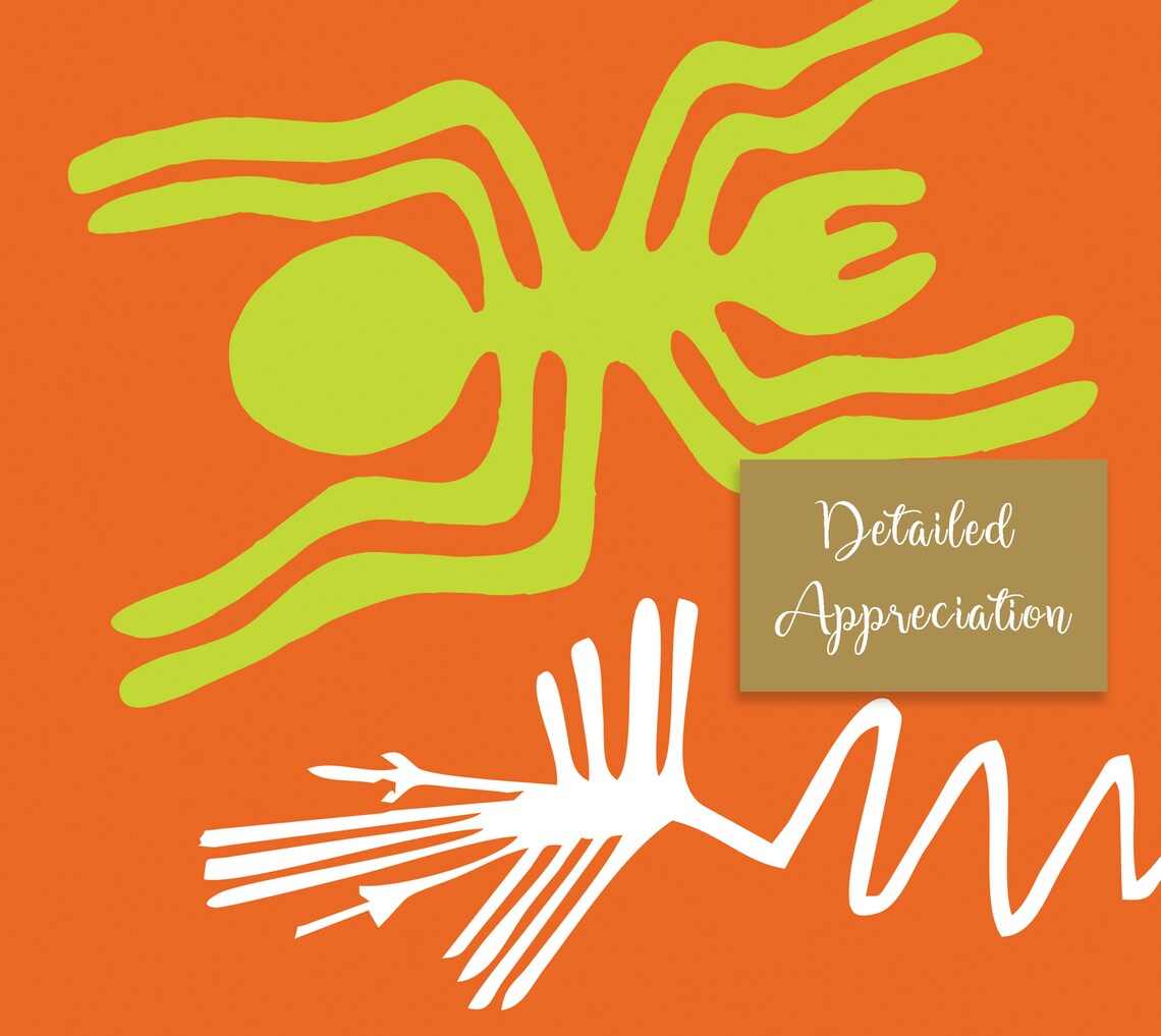 Nazca Linesset 4 Peruvian Nazca Art Wall Art Nazca Lines Etsy Canada