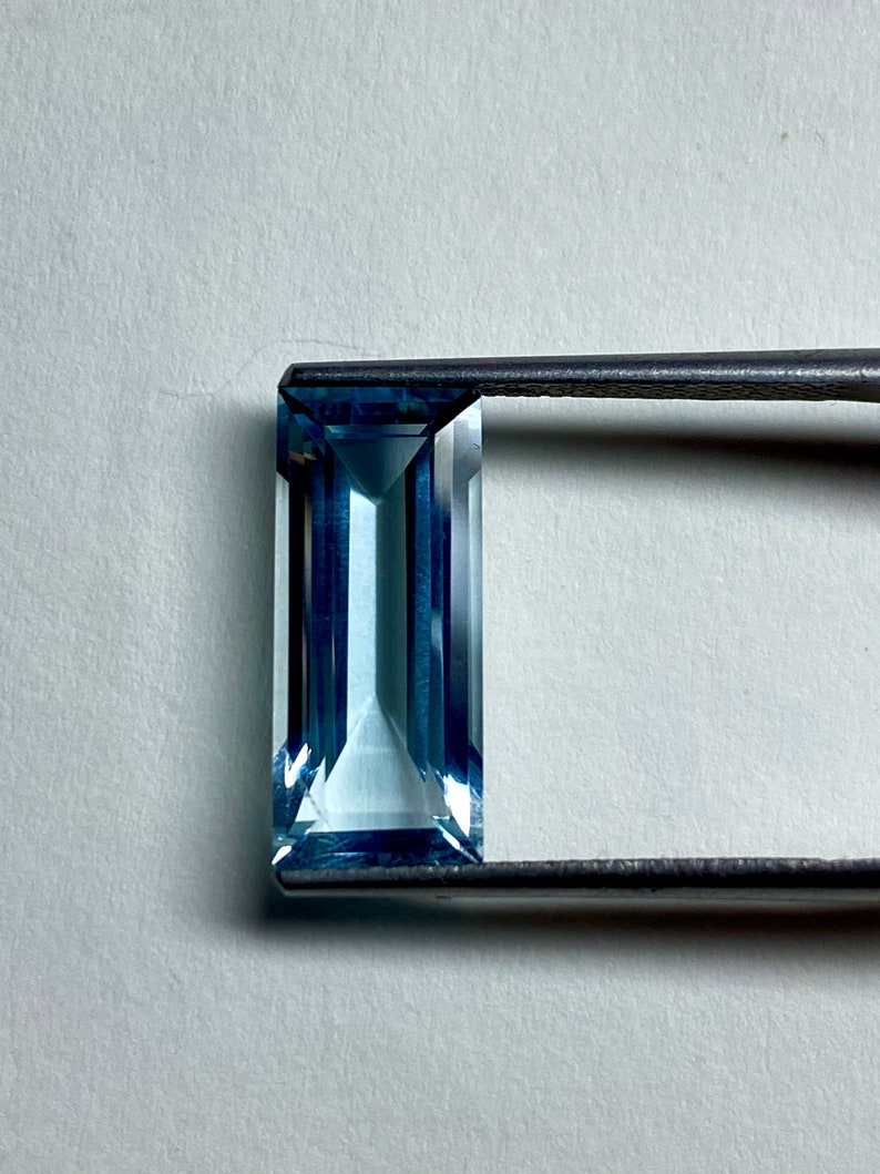 5.00 Cts Unheat Natural Aquamarine Natural Aquamarine Beautiful Blue Color Loose Gemstone Size 17X7X5 mm Aquamarine Jewelry Making A2