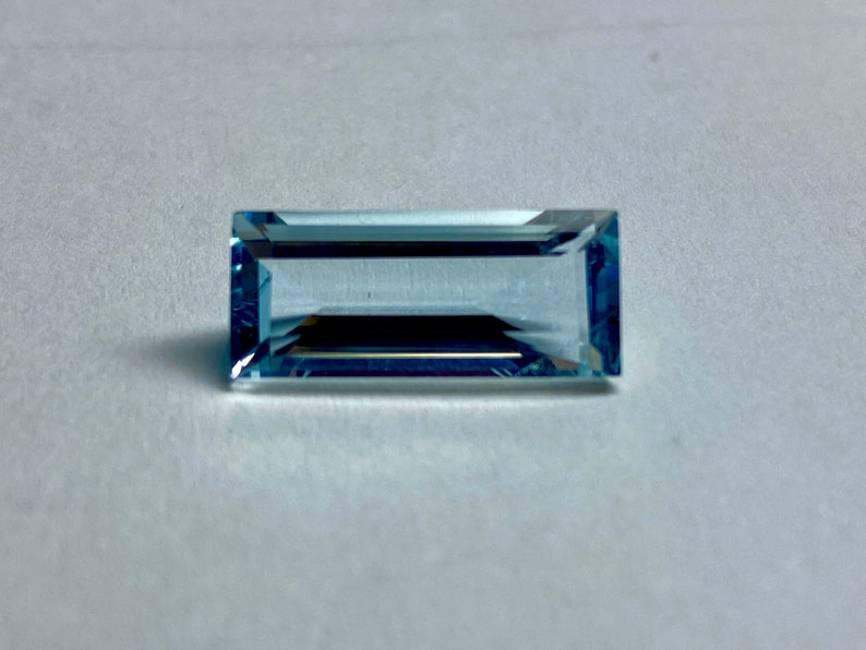 5.00 Cts Unheat Natural Aquamarine Natural Aquamarine Beautiful Blue Color Loose Gemstone Size 17X7X5 mm Aquamarine Jewelry Making A2