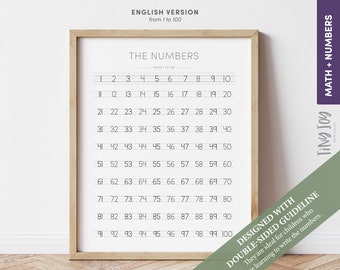 counting chart etsy
