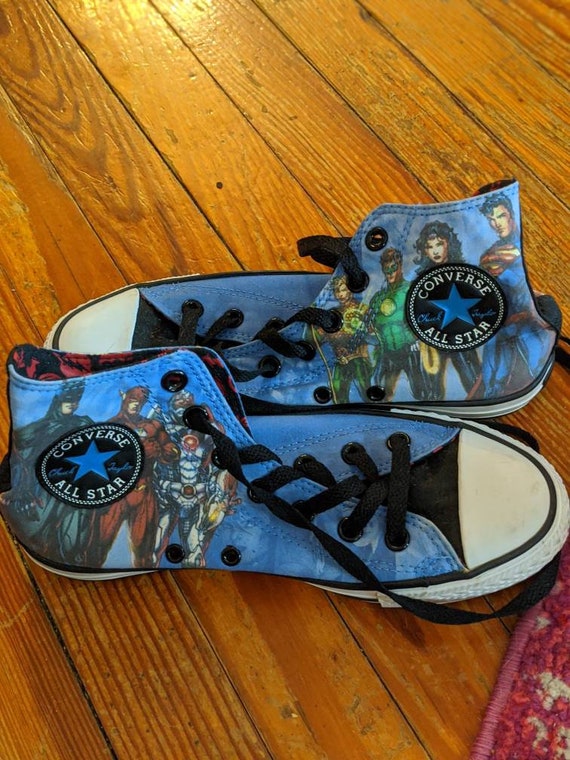 chuck taylor dc comics justice league