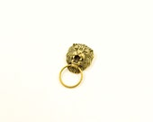 Miniature Lion Head Door Knocker - Miniature Decorations, Dollhouses, Miniatures 1 12, Dollhouse Furniture, Miniature Accessories