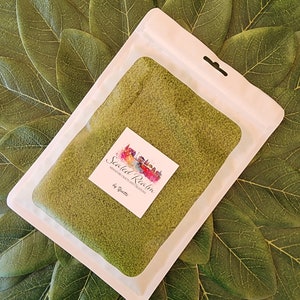 Spring Green Turf Foliage - Diorama Miniature, Tree Powder, Sponge, DnD, Wargaming, Decorating, Bushes, Plants Medium Flock for Terrain