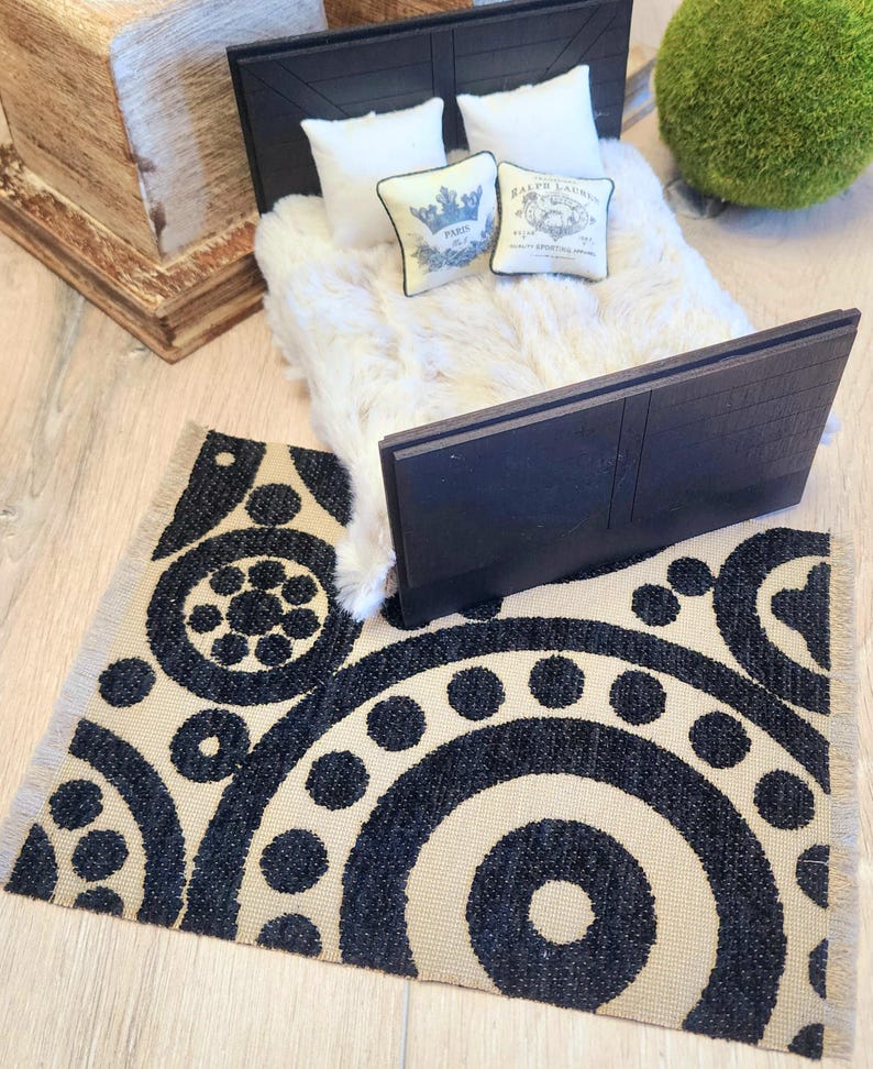 Miniature Dollhouse Patterned Carpet (1pc) - (1:12 Scale), Remodeling ...