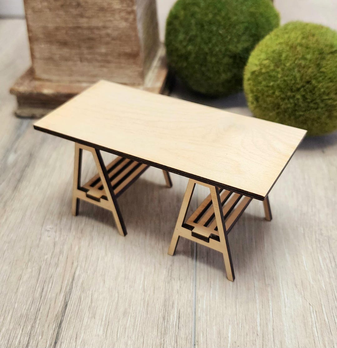 Mini DIY Table Kit With Instructions - 1/12 Scale Dollhouses ...