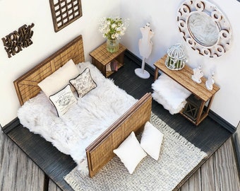 Miniature farmhouse furniture on sale
