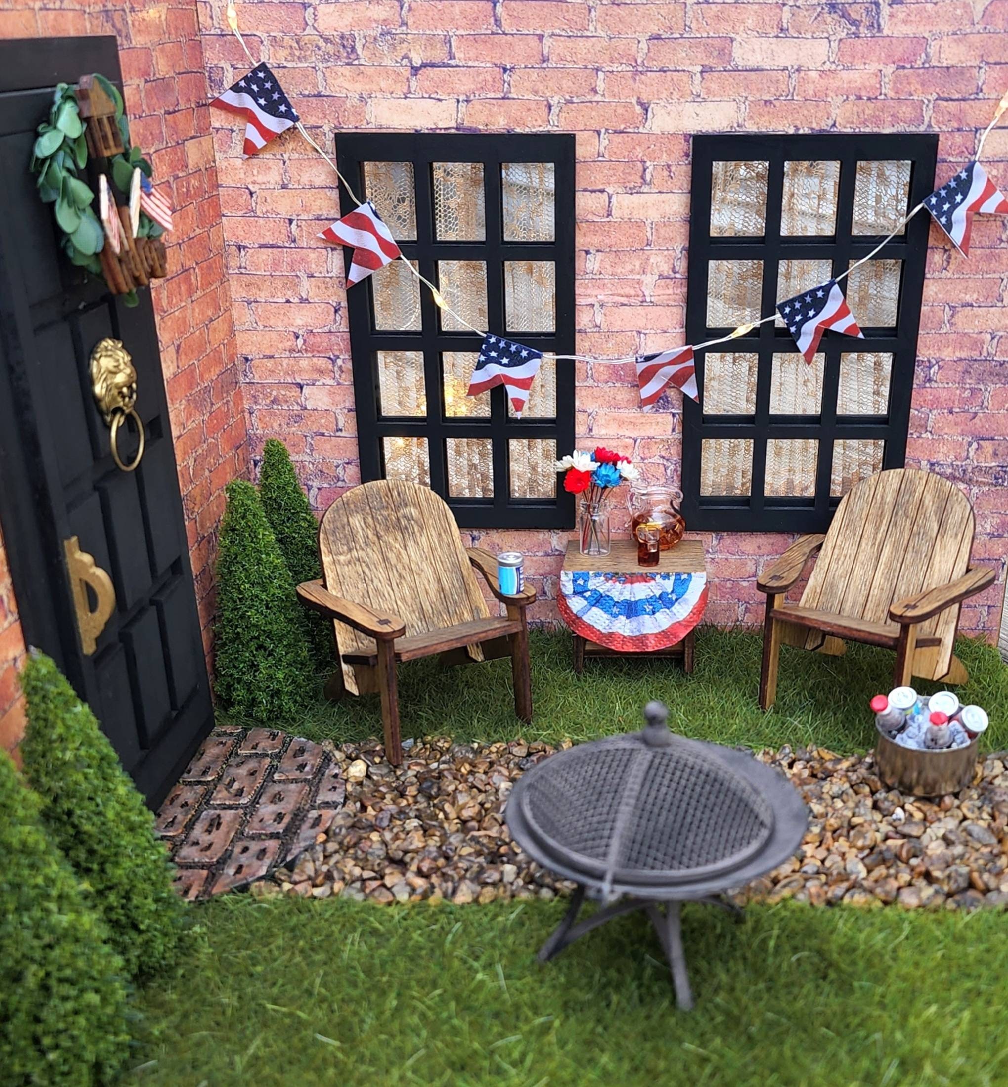 Miniature Dollhouse Outdoor Furniture 112 Scale Etsy