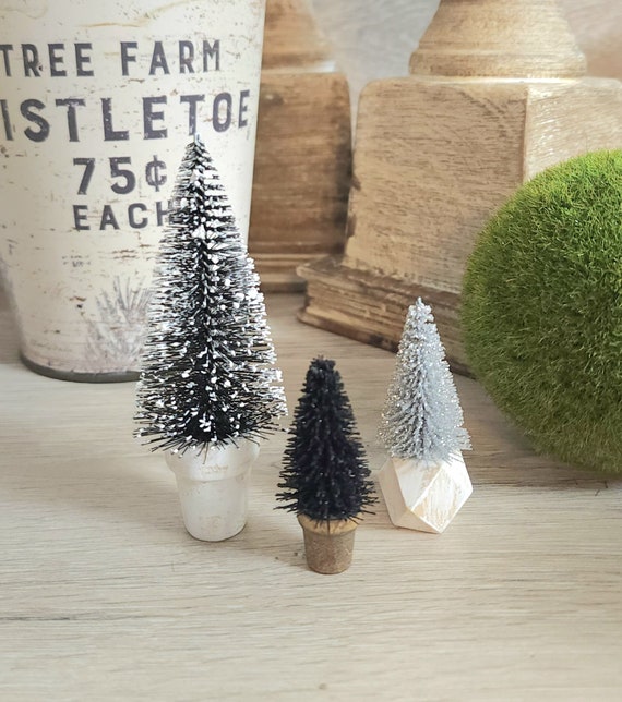 Miniature Dollhouse Tiny Christmas Trees (3pc) (1:12 Scale) Gift