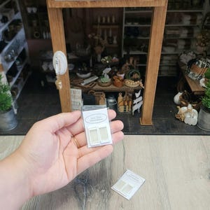 Miniature Air Vent (4pc) - Dollhouse, Miniatures 1:12, Dollhouse Furniture, Fairy Garden, Modern, Appliances, House Decor, DIY, Detailing