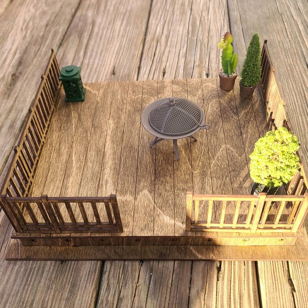 Dollhouse Patio Etsy