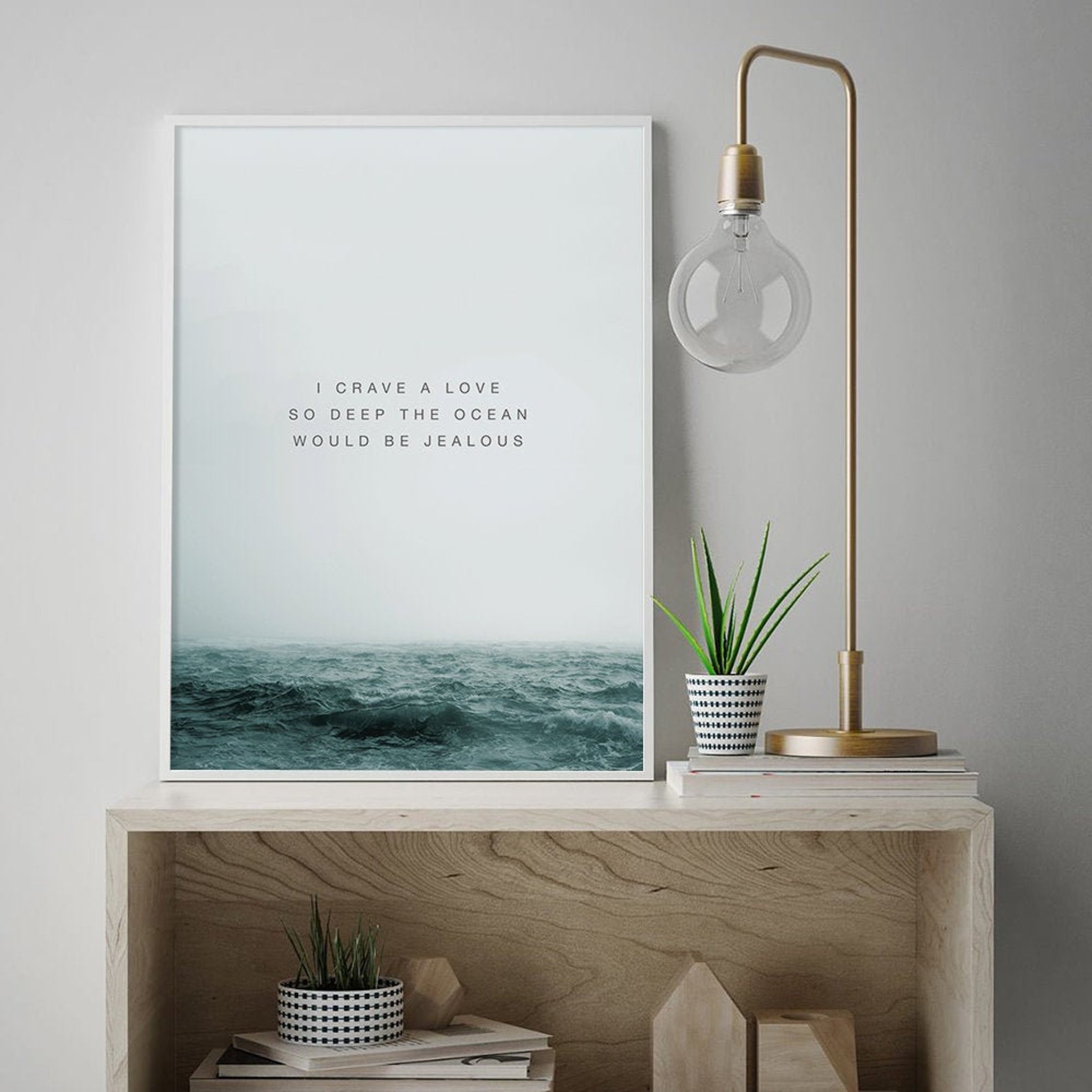 Modern wall art quote inspirational quotes motivational | Etsy